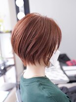 シャロン(SHARON) 【SHARON原宿】オレンジベージュ×くびれボブ