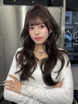 リエル 京都四条烏丸(Liyelle)&nbsp;大人可愛い20代30代40代インナーカラー小顔ウルフレイヤーボブ