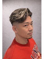 ワンワンオー バーバーショップ 長浜店(@110 BARBER SHOP)&nbsp;周りと差がつく！メッシュ×フェード×ツーブロック
