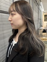 ロックス バイ マグ 松本(rocks BY MAG)&nbsp;ホワイトブロンドイヤリングカラー透明感ロング