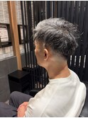 ツーブロックスキンフェードアップバングノーパート