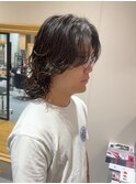 【Ryuichi】メンズボブウルフ毛流れスパイラルパーマ