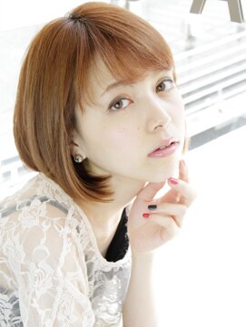 フェイスティ(FACE-T) 【FACE-T　青山】　さらつやストレートボブ　『安井朋美』