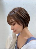 シースルバング☆大人ショートボブ