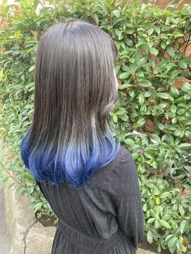 ネオヘアー 曳舟店(NEO Hair) 裾カラーブルー【クゴウ】