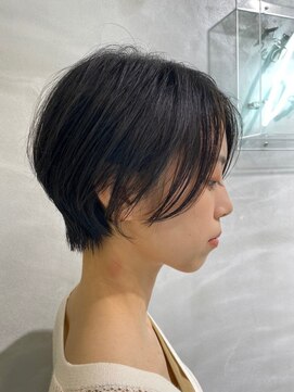 ミリー 梅田店(milly) 絶壁解消!大人かわいい丸みショート×くすみカラー【milly梅田】