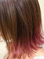 アズールサン 草加西口店(azule-sun)&nbsp;エンドカラー,裾カラー,韓国ツヤカラー,チェリーレッド[草加駅]