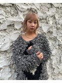 ミルクティーベージュボブ