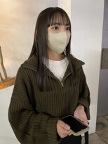 ロマリア 渋谷 渋谷宮益坂(Lomalia)&nbsp;透ける暗髪　オリーブグレー