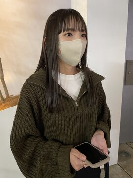 ロマリア 渋谷 渋谷宮益坂(Lomalia) 透ける暗髪　オリーブグレー