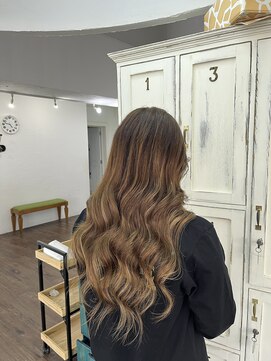 クラン ヘアーアンドスタジオ(CLAN hair & studio) ベージュカラー