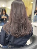王道レイヤーカット×赤味除去グレージュ【平山晶也】