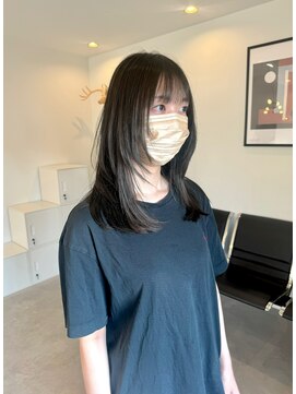 タウ(tau) ブリーチ無しオリーブカラー