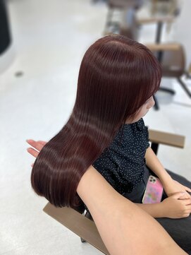 ハピネス 梅田茶屋町店(HAPPINESS) 韓国くびれロング レイヤーオルチャン小顔前髪 艶髪 髪質改善