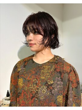 ネルケ 立川(nelke) ミニボブニュアンスパーマ