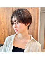 ビュートリアム 南青山(BEAUTRIUM)&nbsp;大人マッシュショートショートヘアショートボブ前髪長め表参道