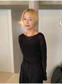 マッシュショート/ショート/ハンサムショート/ケアブリーチ