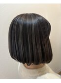 前下がりボブ