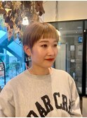 ハイトーンベリーショート