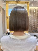 イメチェン外ハネボブ美髪ワイドバングレイヤー髪質改善縮毛矯正