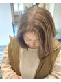 イーゼル ヘアー デザイン 伊賀店(EASEL HAIR DESIGN)&nbsp;白髪を活かしてカラーします
