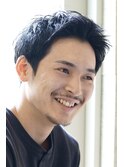 スパイキーショート　ブルーブラック　パンク　2