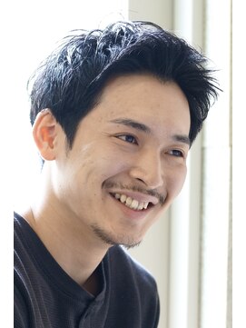 にもう スパイキーショート　ブルーブラック　パンク　2