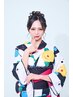 11:00～浴衣着付け＋ヘアセット￥5500