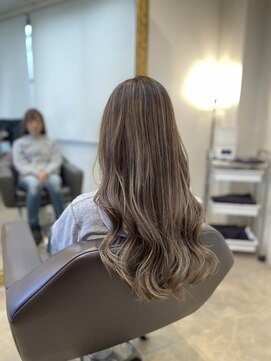 ヘアサロン リボーン(Hair salon Reborn) バレイヤージュ×グレージュ