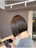 ボブ×オリーブブラウン