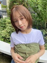 ガーデン 渋谷(GARDEN)&nbsp;ボブ　フェイスレイヤー　顔周りカット　似合わせ　ベージュ