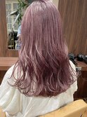 髪質改善カラー×ラベンダーピンクカラー★中村大輔