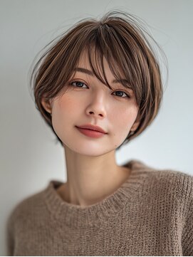 ロディーナコク 大口 新子安(rodina.coc) 黒髪カタログ/クラゲヘアー/オリーブグレー/大口子安新子安横浜