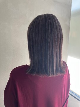 フェアリーテール 高坂店 外ハネミディ×ぱつっとライン