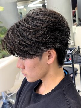 エデアンルクラ 下通(EDEAN Leclat) 熊本フェザーパーマ フェザーショート メンズパーマ MEN'S HAIR