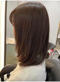 富士見ヶ丘ショートイルミナカラー顔周りレイヤーカット白髪染め