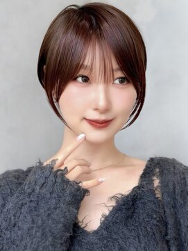 セイドット オモテサンドウ(Say. omotesando) Say.レイヤーショートショートボブ大人ショートローズブラウン