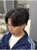 フェザーパーマニュアンスパーマ韓国風パーマ毛流れパーマ