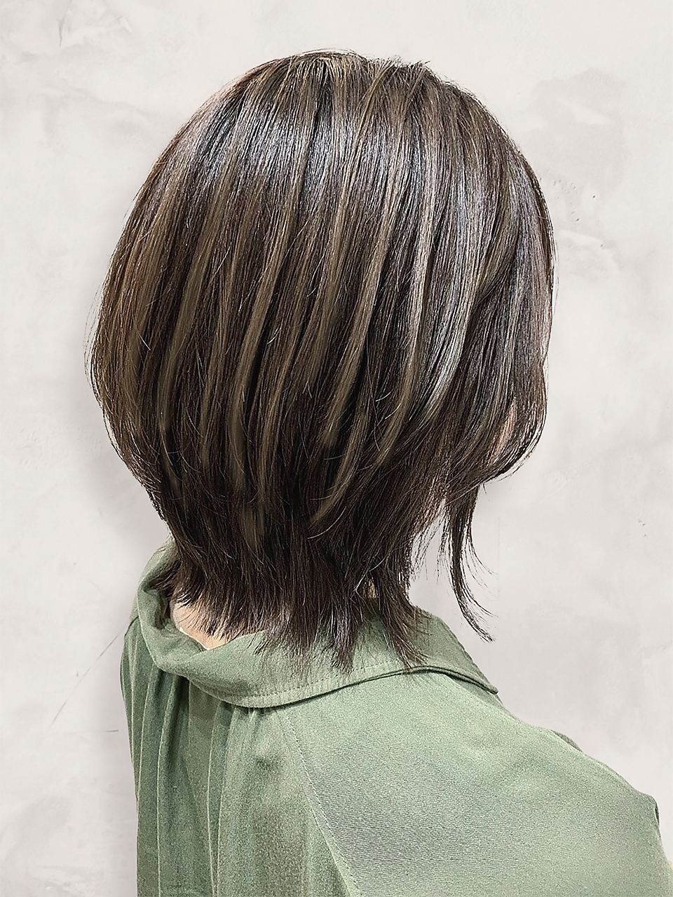 エルプラスヘアー 平尾店(L+hair) 30代40代大人可愛いショートカットハイライトウルフカット