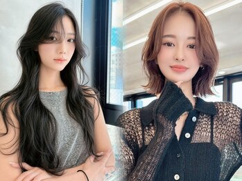 ロンド ストラーダ 心斎橋(Lond strada)の写真/韓国くびれヘアや韓国レイヤーで女性らしさも小顔効果も叶う。前髪/顔周りレイヤーカットで小顔に[心斎橋]