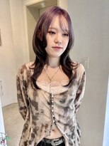 ロカリタ キョウト 河原町三条店(ROCAReTA kyoto) ラベンダーカラー ルーツカラー ハッシュカット