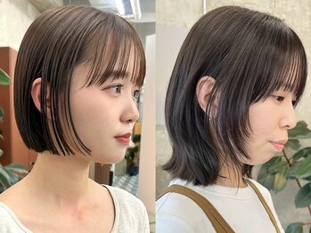 ノード(NODE)の写真/《初のショートヘアも◎》お客様一人ひとりの骨格に合わせたカットで、どこから見ても美しいシルエットに＊