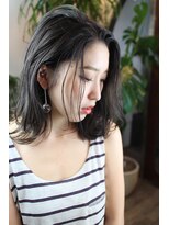 ジャコ ヘアー(jako HAIR)&nbsp;【jako】ハイライトグラデーションカラー切りっぱなしボブ