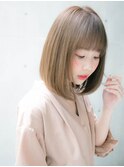 まとまるボブベージュ