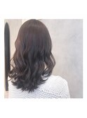 大人可愛いセミロング