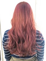 アルバム 渋谷パルコ(ALBUM) チェリーピンク_耳かけウェーブパーマフォギーベージュ_ba287261