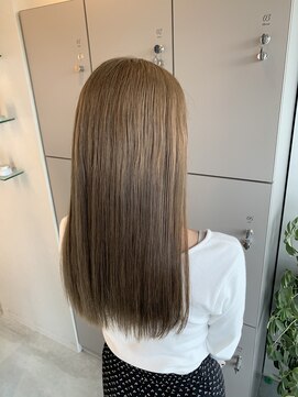 エイト 沖縄豊崎店(EIGHT toyosaki) 【EIGHT 豊崎】お客様スタイル_ ミルクティーベージュ