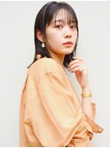 【stylist中村】切りっぱなしロブ