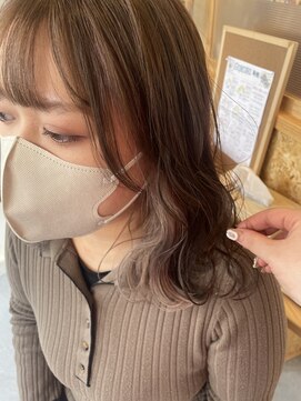 スクリバイタヒエ(SUKURI by tahie) #イヤリングカラー　#ベージュカラー