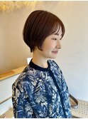 オレンジマッシュショート